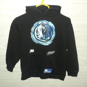 NBA X BKTSQD Bucketsquad Dallas Mavericks Hoodie Boy's Size Youth XL Black